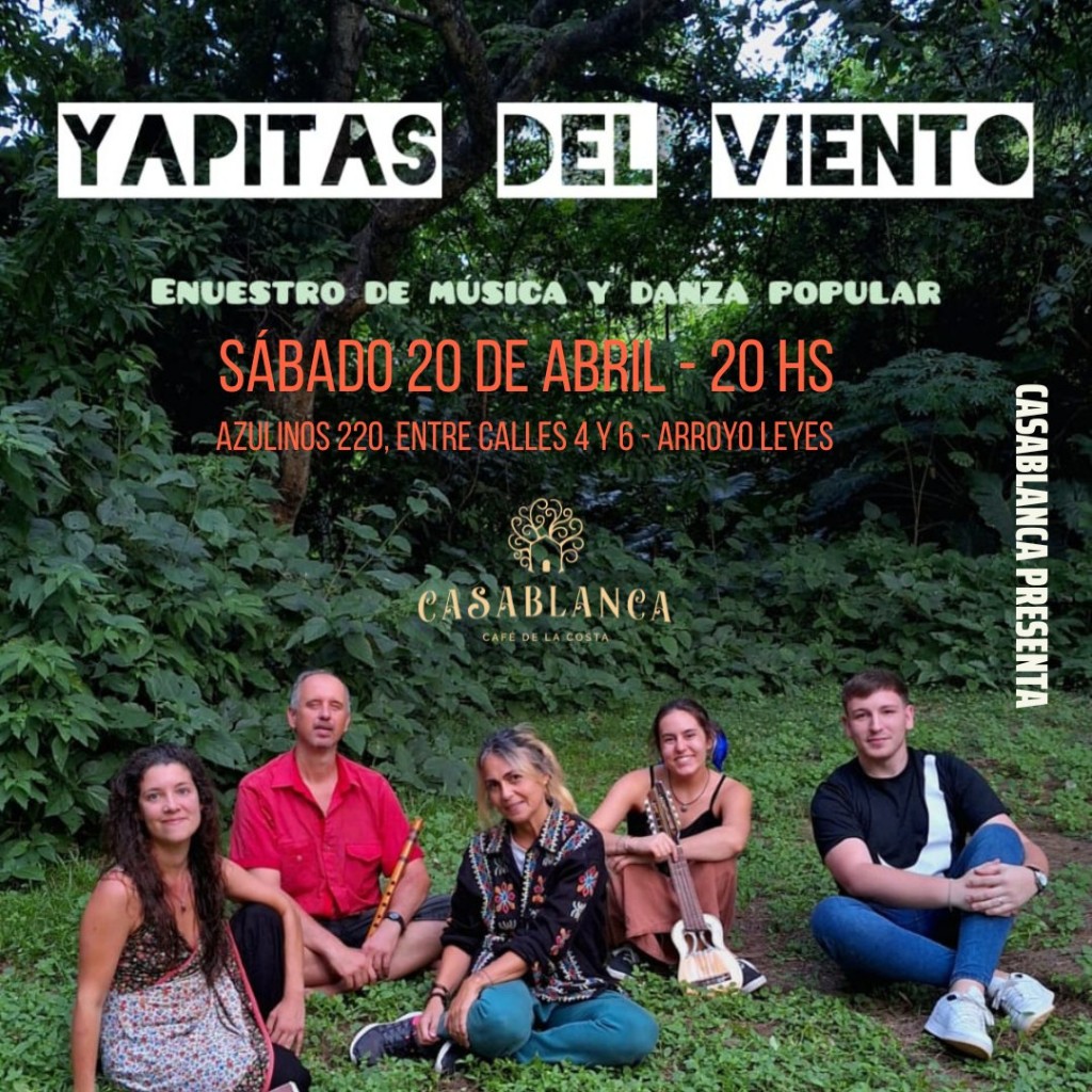 20/4 - YAPITAS DEL VIENTO en Casablanca 