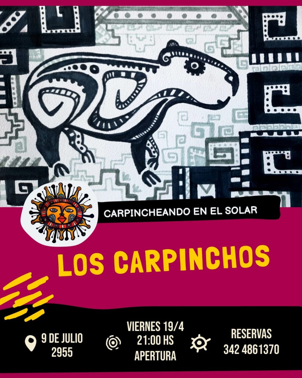 19/4 - Los Carpinchos en El Solar
