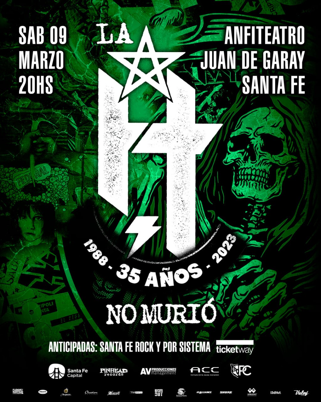 LA H NO MURIÓ en el Anfiteatro Juan de Garay