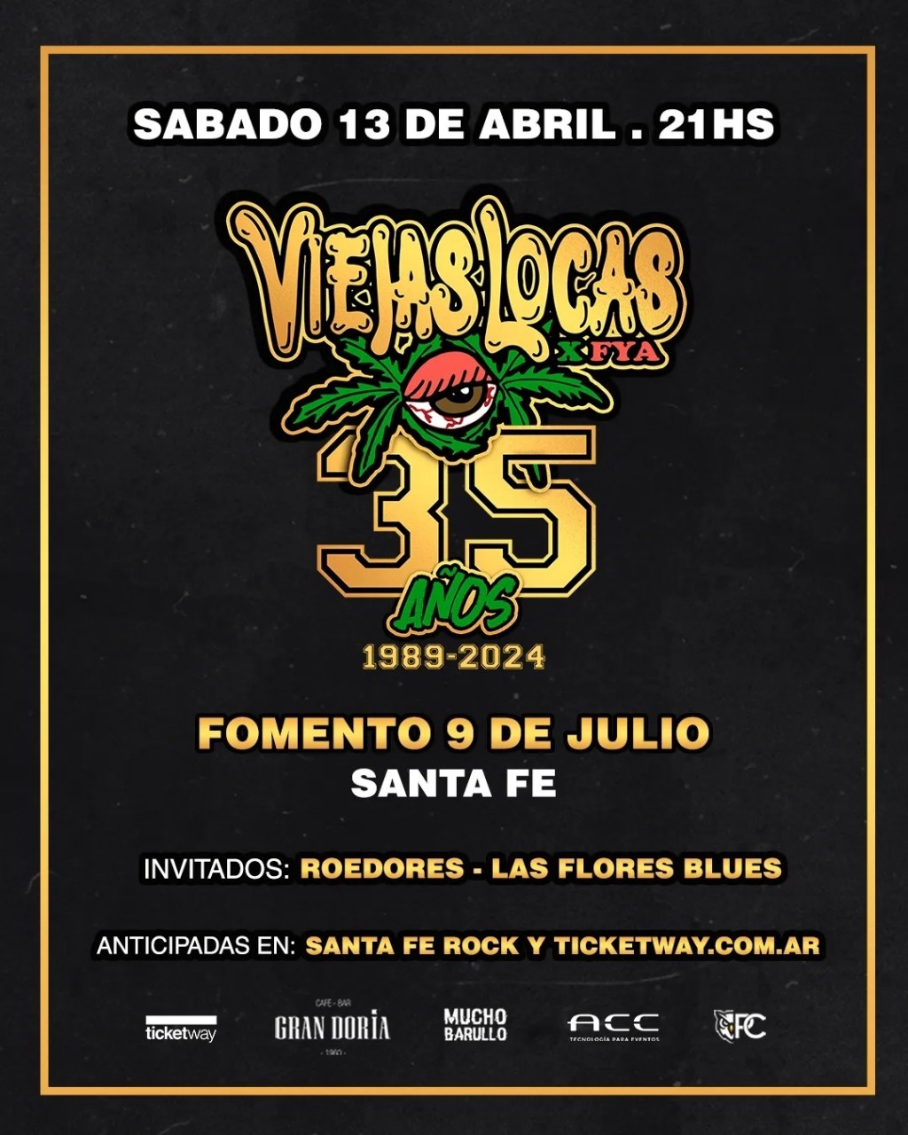 13/4 - VIEJAS LOCAS en Santa Fe