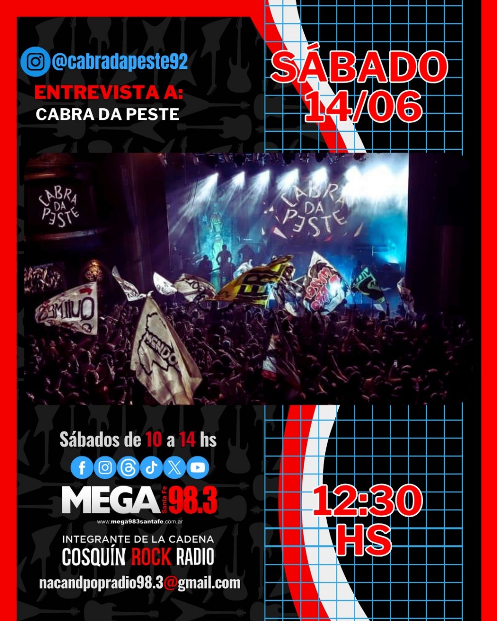 CABRA DA PESTE en NAC & POP