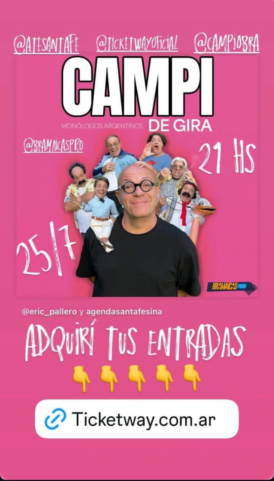 25/7- Campi de gira- Monólogos Argentinos