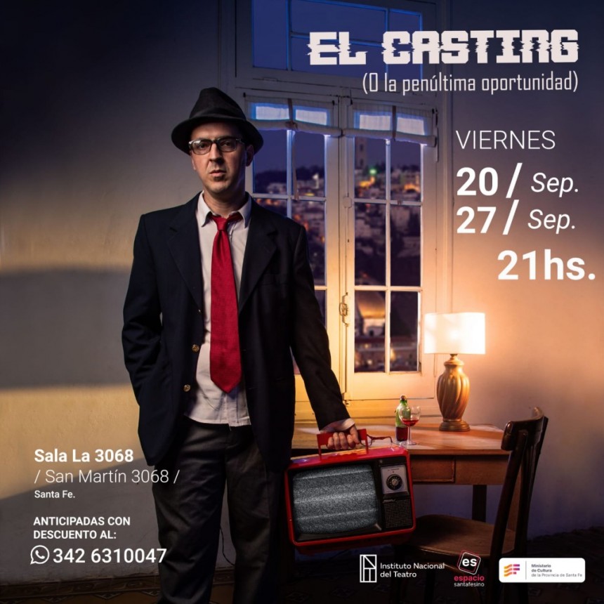 20 y 27/9 -  El casting (o la pen&uacute;ltima oportunidad) en LA 3068