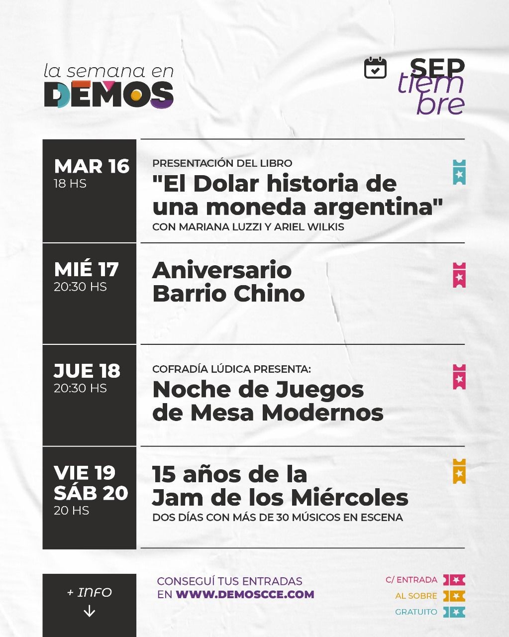 ¡La semana en DEMOS!