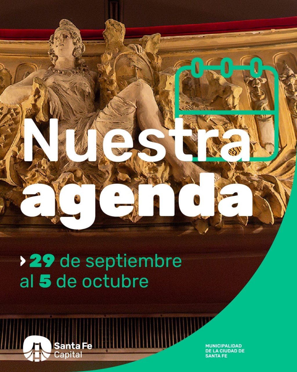 Actividades para este semana de la Secretaría de Cultura del Gob. de la Ciudad de Santa Fe