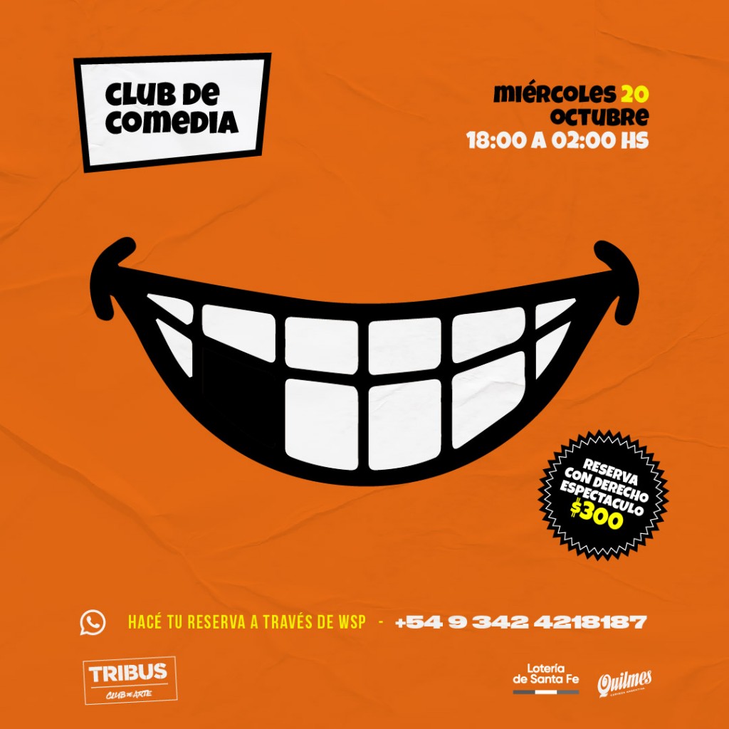 20/10 - Club de la comedia en Tribus