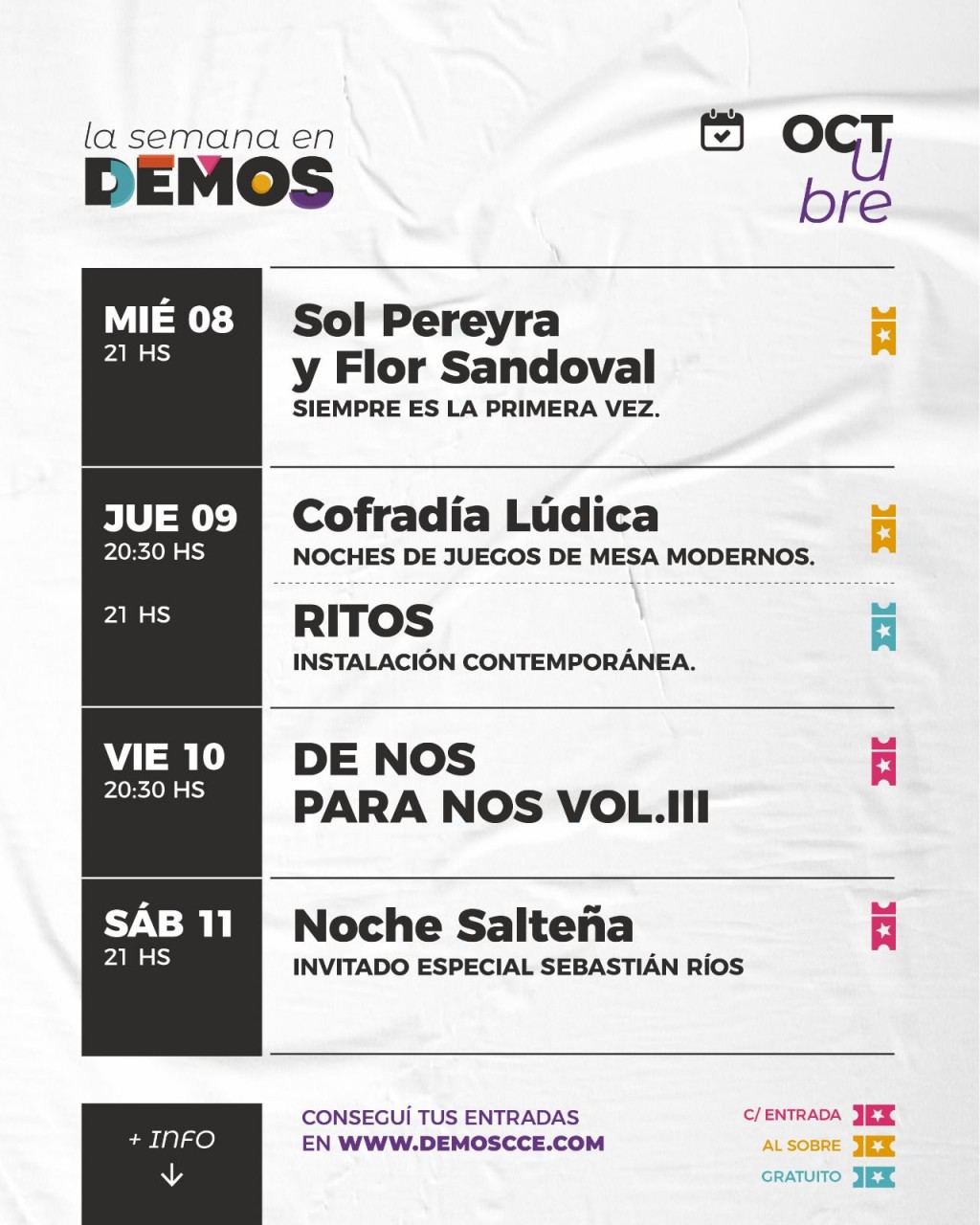 ¡La semana en DEMOS!