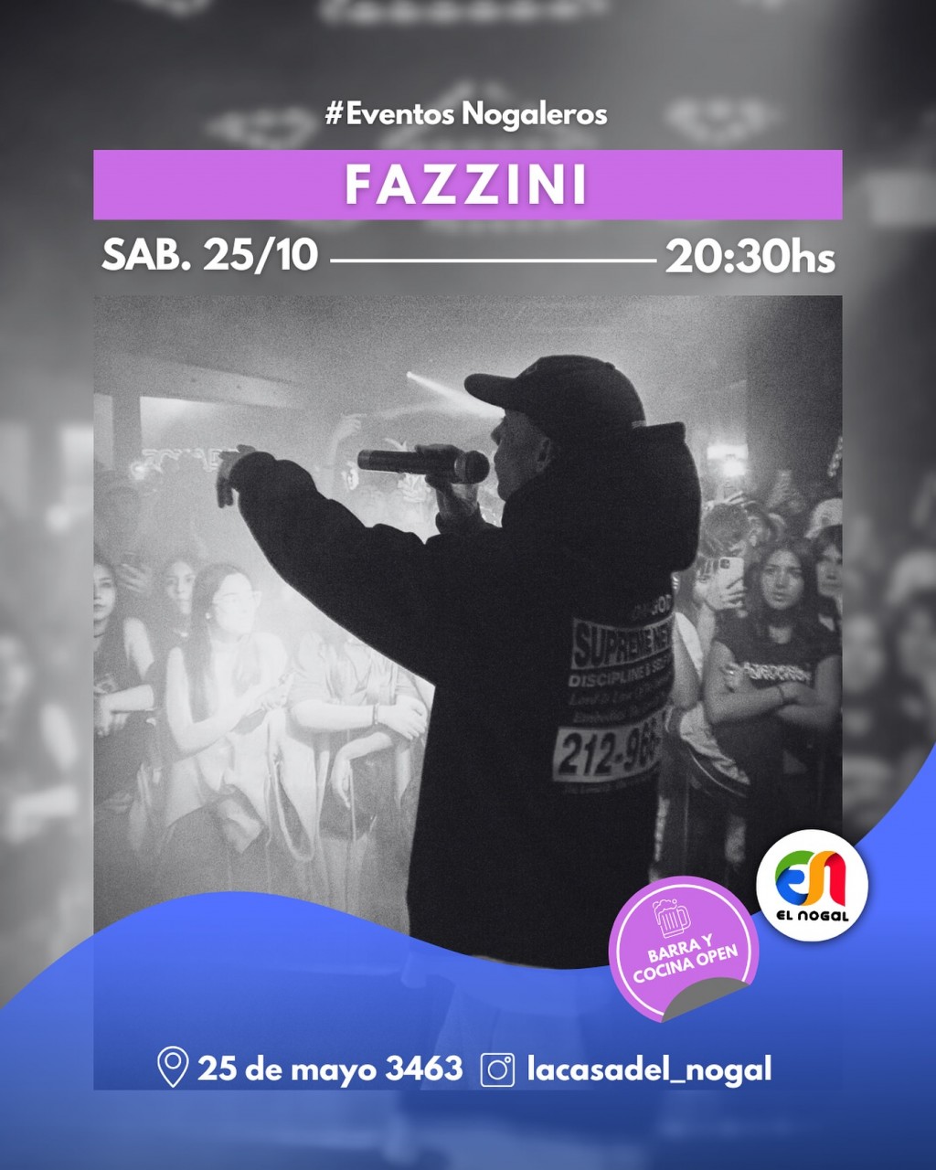 25/10 - FAZZINI en El Nogal