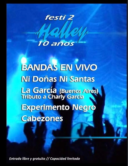 30/11 - Festi 2 Halley: 10 Años en el Mercado Progreso