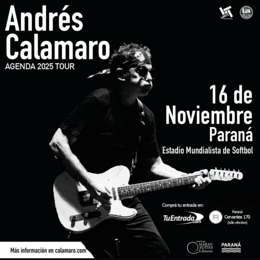 16/11 - Andrés Calamaro en Paraná