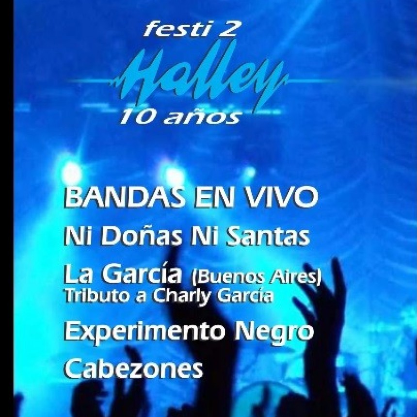 30/11 - Festi 2 Halley: 10 Años en el Mercado Progreso